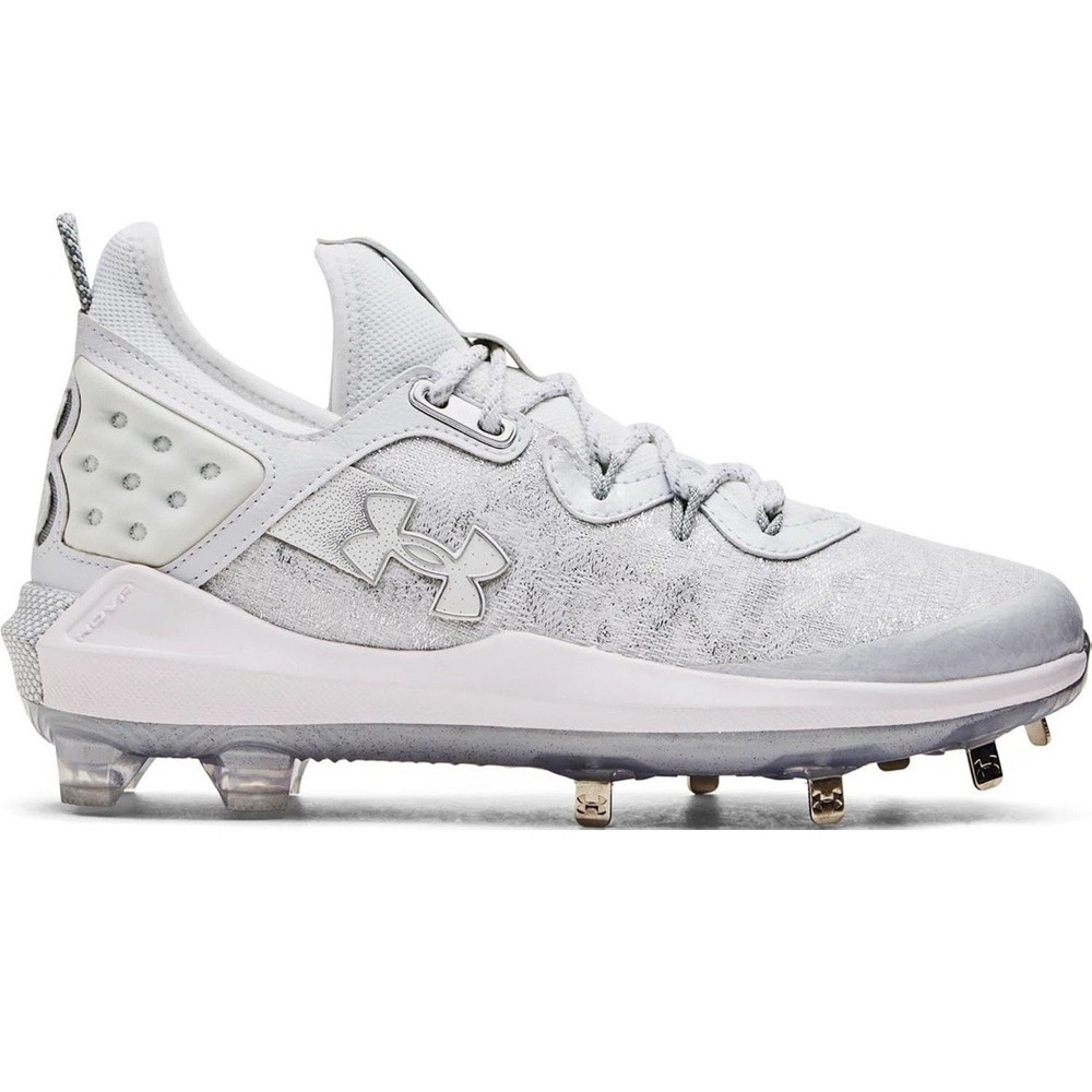 Under Armour UA Harper 8 Low ST Metal Baseball Cleats 3026588-106 Men's Size 15
